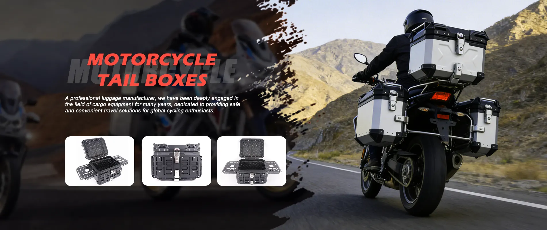 Kina Motorcykel Tail Boxes Tillverkare