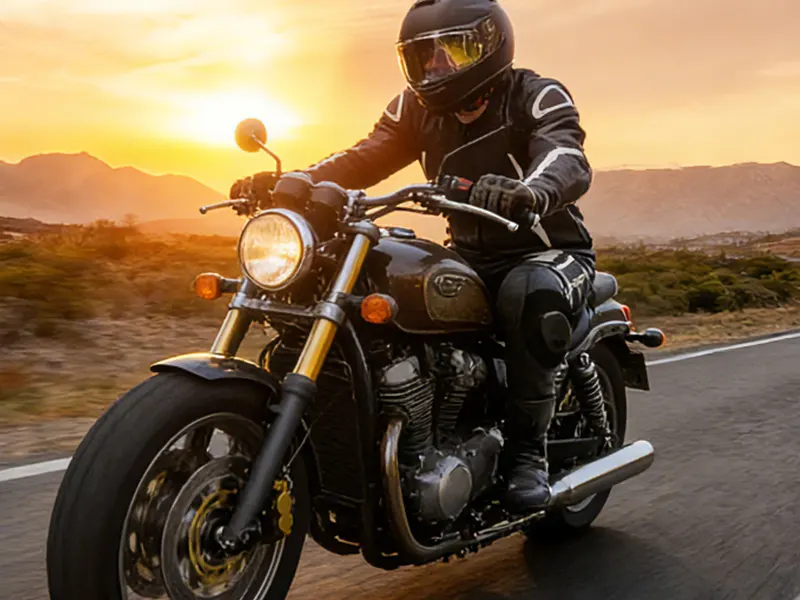 Hur kan man justera synfältet för backspegeln på en elektrisk motorcykel till optimal nivå?