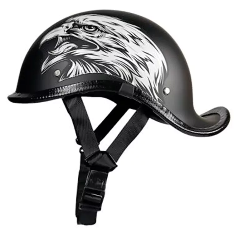 Halvhjälm motorcykel