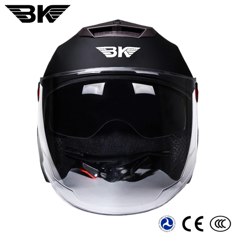Unisex 3/4 motorcykelhjälmar med visir
